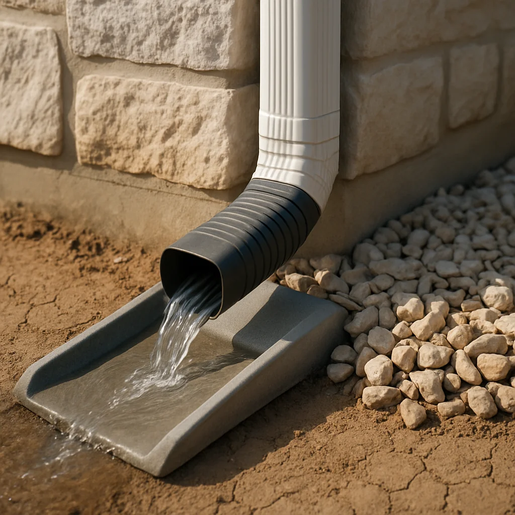 Downspouts & Drainage in New Braunfels TX